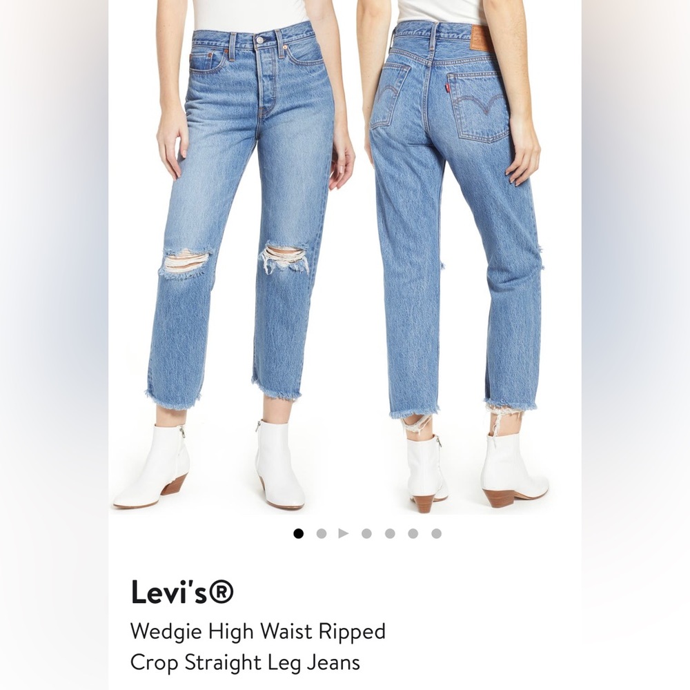Levi’s Wedgie High Waisted Straight Leg Jean